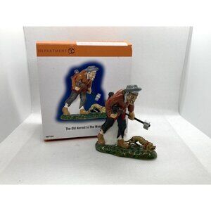 Dept 56 Old Hermit In The Woods Halloween Snow Village